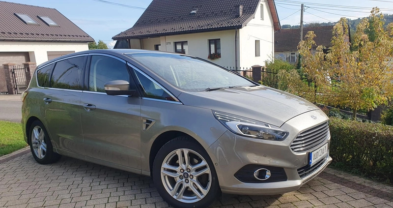 Ford S-Max cena 74900 przebieg: 137000, rok produkcji 2015 z Zielonka małe 781